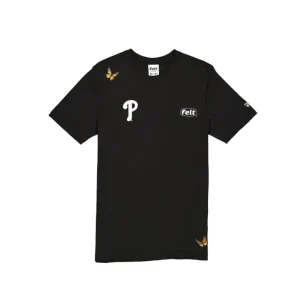 Best FELT x Philadelphia Phillies Black TShirt - KTGCaps - Baseball caps for various teams, purchased online at a discount