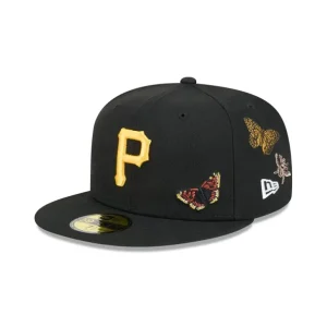 Sale FELT x Pittsburgh Pirates Black 59FIFTY Fitted Hat - KTGCaps - Baseball caps for various teams, purchased online at a discount