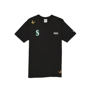Hot FELT x Seattle Mariners Black TShirt - KTGCaps - Baseball caps for various teams, purchased online at a discount