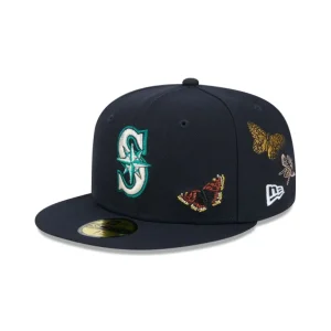 Outlet FELT x Seattle Mariners Navy 59FIFTY Fitted Hat - KTGCaps - Baseball caps for various teams, purchased online at a discount