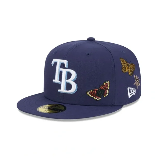 Discount FELT x Tampa Bay Rays Navy 59FIFTY Fitted Hat - KTGCaps - Baseball caps for various teams, purchased online at a discount