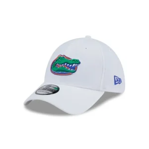 Sale Florida Gators Chrome 39THIRTY Stretch Fit Hat - KTGCaps - Baseball caps for various teams, purchased online at a discount