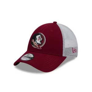 Best Sale Florida State Seminoles Garnet 9FORTY Trucker Hat - KTGCaps - Baseball caps for various teams, purchased online at a discount