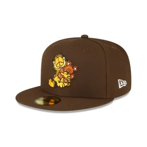 Shop Garfield Pooky Bear 59FIFTY Fitted Hat - KTGCaps - Baseball caps for various teams, purchased online at a discount