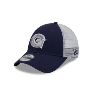 Best Sale Georgetown Hoyas Blue 9FORTY Trucker Hat - KTGCaps - Baseball caps for various teams, purchased online at a discount