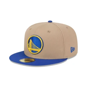 Hot Golden State Warriors Camel 59FIFTY Fitted Hat - KTGCaps - Baseball caps for various teams, purchased online at a discount