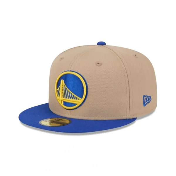 Hot Golden State Warriors Camel 59FIFTY Fitted Hat - KTGCaps - Baseball caps for various teams, purchased online at a discount
