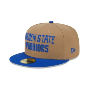 New Golden State Warriors Classic 8Bit Wordmark 59FIFTY Fitted Hat - KTGCaps - Baseball caps for various teams, purchased online at a discount