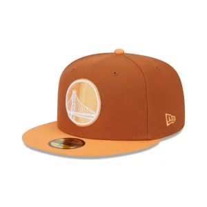 Sale Golden State Warriors Color Pack Earthy Brown 59FIFTY Fitted Hat - KTGCaps - Baseball caps for various teams, purchased online at a discount
