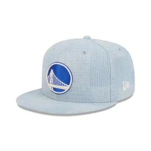 Best Golden State Warriors Denim Patchwork 9FIFTY Snapback Hat - KTGCaps - Baseball caps for various teams, purchased online at a discount