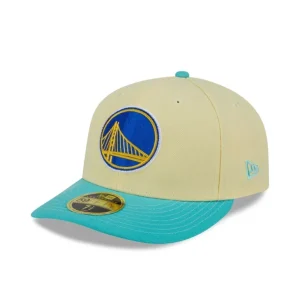 Best Sale Golden State Warriors Soft Yellow Low Profile 59FIFTY Fitted Hat - KTGCaps - Baseball caps for various teams, purchased online at a discount