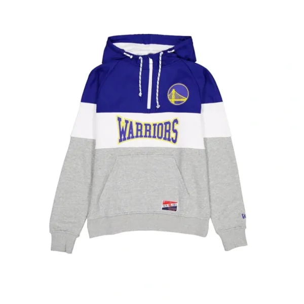 Best Golden State Warriors Throwback Color Block Hoodie - KTGCaps - Baseball caps for various teams, purchased online at a discount