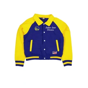 Shop Golden State Warriors Throwback Womens Jacket - KTGCaps - Baseball caps for various teams, purchased online at a discount