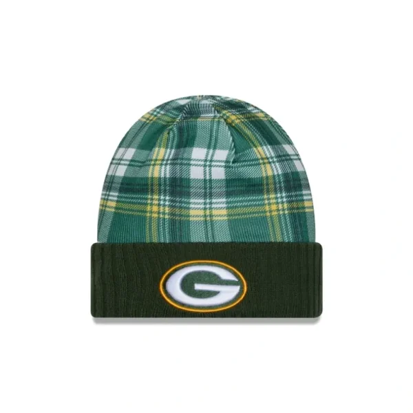 Outlet Green Bay Packers 2024 Cold Weather Statement Knit Beanie - KTGCaps - Baseball caps for various teams, purchased online at a discount