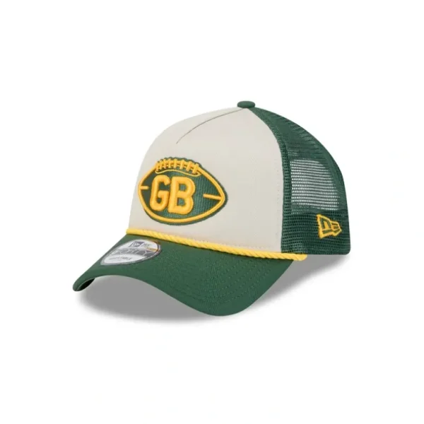 Online Green Bay Packers 2024 Historic Sideline 9FORTY AFrame Snapback Hat - KTGCaps - Baseball caps for various teams, purchased online at a discount