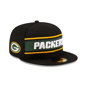 Store Green Bay Packers 2024 Sideline Black 59FIFTY Fitted Hat - KTGCaps - Baseball caps for various teams, purchased online at a discount