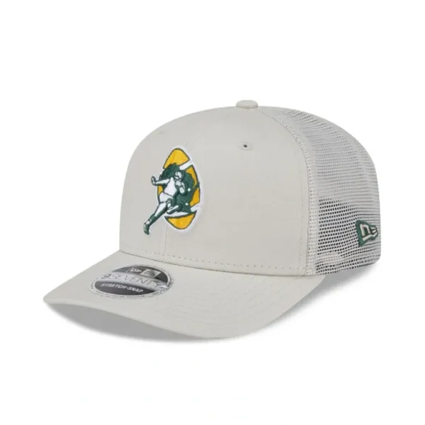 Online Green Bay Packers Canvas 9SEVENTY Trucker Hat - KTGCaps - Baseball caps for various teams, purchased online at a discount