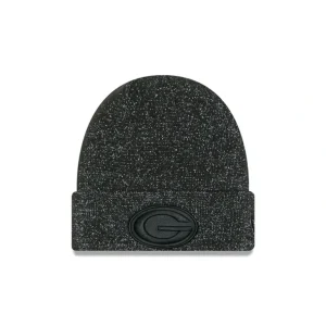 Online Green Bay Packers Reflective Black Knit Beanie - KTGCaps - Baseball caps for various teams, purchased online at a discount
