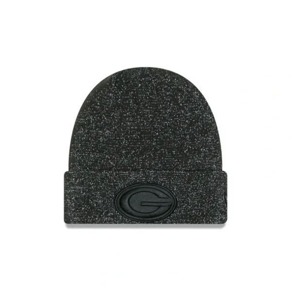 Online Green Bay Packers Reflective Black Knit Beanie - KTGCaps - Baseball caps for various teams, purchased online at a discount