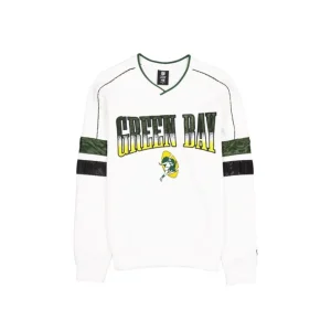 Shop Green Bay Packers Sport Classics White Crewneck - KTGCaps - Baseball caps for various teams, purchased online at a discount