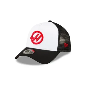 Best Haas F1 Team 9FORTY AFrame Trucker Hat - KTGCaps - Baseball caps for various teams, purchased online at a discount