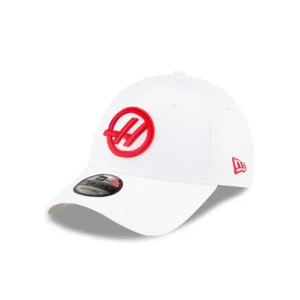 Outlet Haas F1 Team White 9FORTY Snapback Hat - KTGCaps - Baseball caps for various teams, purchased online at a discount