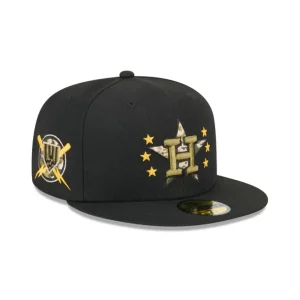 Hot Houston Astros Armed Forces Day 2024 59FIFTY Fitted Hat - KTGCaps - Baseball caps for various teams, purchased online at a discount