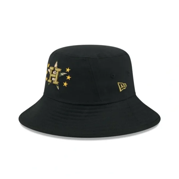 Best Houston Astros Armed Forces Day 2024 Stretch Bucket Hat - KTGCaps - Baseball caps for various teams, purchased online at a discount