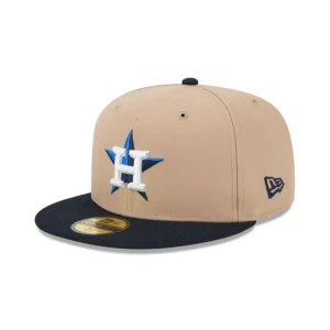 Shop Houston Astros Camel 59FIFTY Fitted Hat - KTGCaps - Baseball caps for various teams, purchased online at a discount