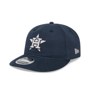 Outlet Houston Astros Canvas Felt Retro Crown 9FIFTY Adjustable Hat - KTGCaps - Baseball caps for various teams, purchased online at a discount