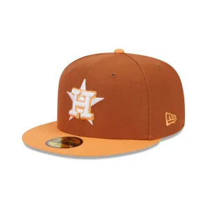 Online Houston Astros Color Pack Earthy Brown 59FIFTY Fitted Hat - KTGCaps - Baseball caps for various teams, purchased online at a discount