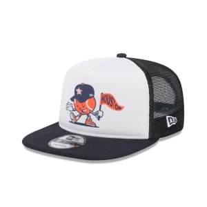 Best Sale Houston Astros Court Sport 9FIFTY AFrame Trucker Hat - KTGCaps - Baseball caps for various teams, purchased online at a discount