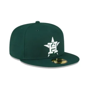 Best Sale Houston Astros Dark Green 59FIFTY Fitted Hat - KTGCaps - Baseball caps for various teams, purchased online at a discount