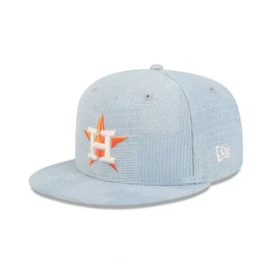 Outlet Houston Astros Denim Patchwork 9FIFTY Snapback Hat - KTGCaps - Baseball caps for various teams, purchased online at a discount