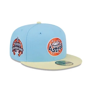 Best Houston Astros Doscientos Blue 59FIFTY Fitted Hat - KTGCaps - Baseball caps for various teams, purchased online at a discount