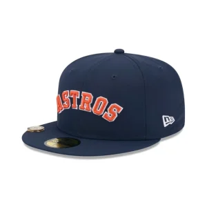 Outlet Houston Astros Fairway Wordmark 59FIFTY Fitted Hat - KTGCaps - Baseball caps for various teams, purchased online at a discount