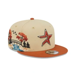 Store Houston Astros Fall Landscape 9FIFTY Snapback Hat - KTGCaps - Baseball caps for various teams, purchased online at a discount