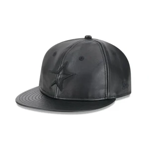 Outlet Houston Astros Genuine Leather Retro Crown 9FIFTY Strapback Hat - KTGCaps - Baseball caps for various teams, purchased online at a discount