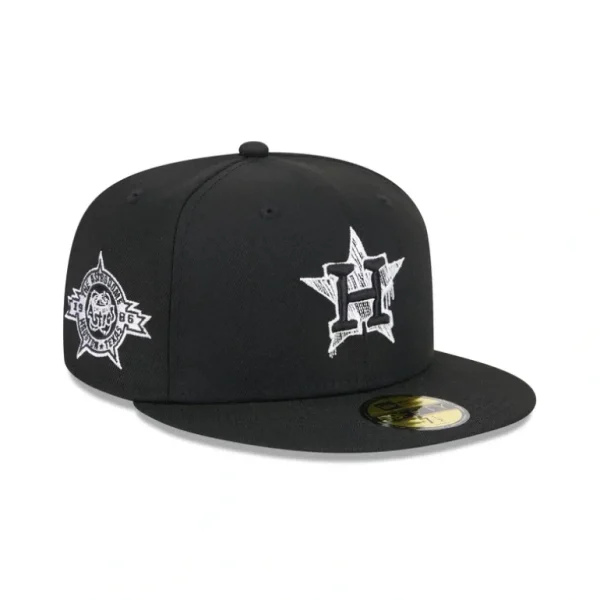 New Houston Astros Hi Vis Doodle 59FIFTY Fitted Hat - KTGCaps - Baseball caps for various teams, purchased online at a discount