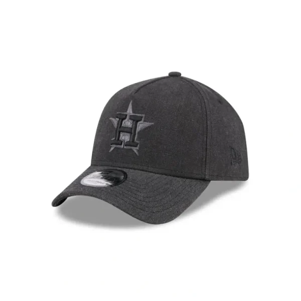 Store Houston Astros Logo Essentials Black 9FORTY AFrame Snapback Hat - KTGCaps - Baseball caps for various teams, purchased online at a discount