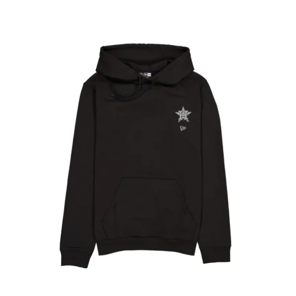 Hot Houston Astros Logo Essentials Tonal Black Hoodie - KTGCaps - Baseball caps for various teams, purchased online at a discount