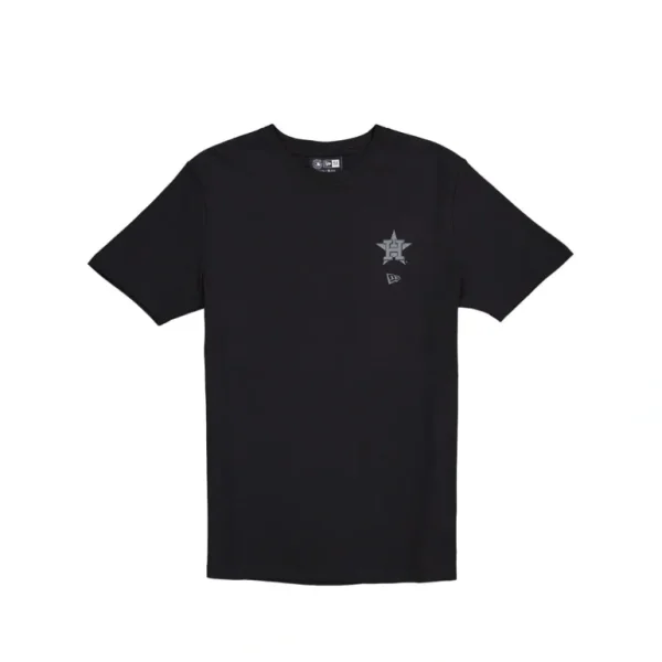 New Houston Astros Logo Essentials Tonal Black TShirt - KTGCaps - Baseball caps for various teams, purchased online at a discount