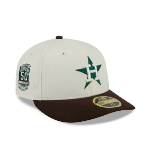 New Houston Astros Mahogany Dust Low Profile 59FIFTY Fitted Hat - KTGCaps - Baseball caps for various teams, purchased online at a discount