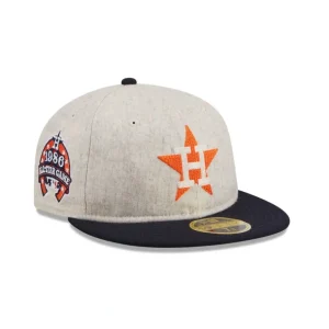 Best Houston Astros Melton Wool Retro Crown 59FIFTY Fitted Hat - KTGCaps - Baseball caps for various teams, purchased online at a discount