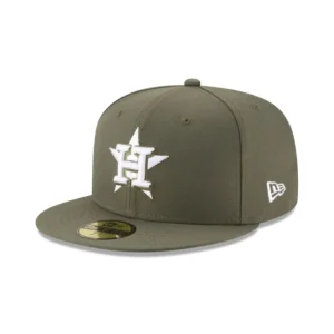 Sale Houston Astros Olive 59FIFTY Fitted Hat - KTGCaps - Baseball caps for various teams, purchased online at a discount