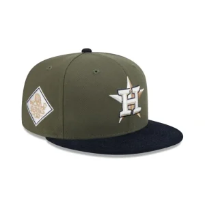 Hot Houston Astros Olive Green 59FIFTY Fitted Hat - KTGCaps - Baseball caps for various teams, purchased online at a discount