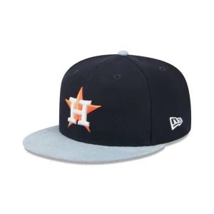 Sale Houston Astros Patch Denim 59FIFTY Fitted Hat - KTGCaps - Baseball caps for various teams, purchased online at a discount