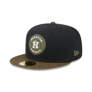 New Houston Astros Quilted Logo 59FIFTY Fitted Hat - KTGCaps - Baseball caps for various teams, purchased online at a discount