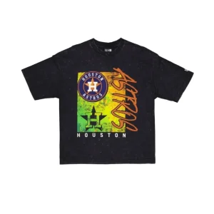 New Houston Astros Sport Classics Boxy Black TShirt - KTGCaps - Baseball caps for various teams, purchased online at a discount