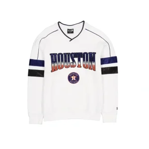 New Houston Astros Sport Classics White Crewneck - KTGCaps - Baseball caps for various teams, purchased online at a discount